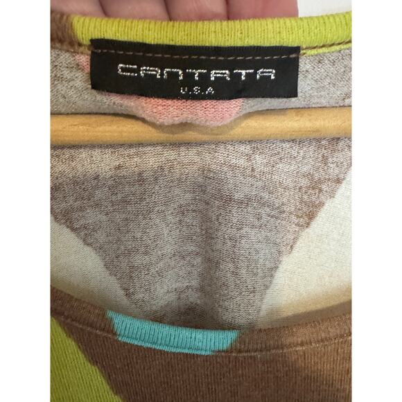 Chevron Print Short Sleeve Dress Size Medium - Picture 3 of 5